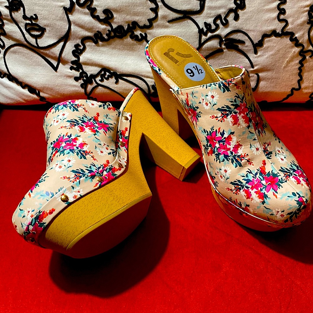 Report flower print clogs - Picture 2 of 4